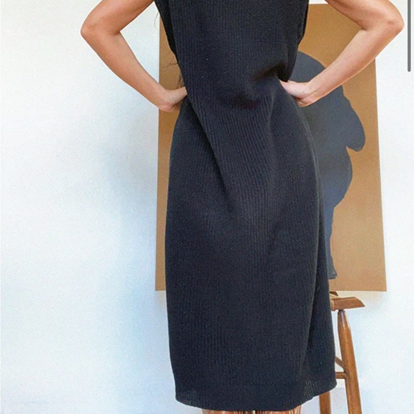 Mara Hoffman BLACK KNIT FADIA DRESS NWT - Picture 2 of 9